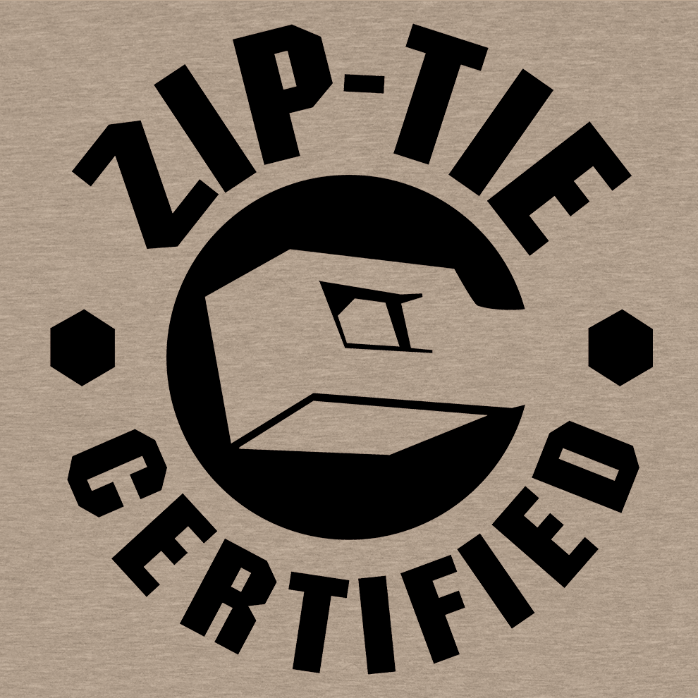 Zip Tie - Safety Yellow T-Shirt