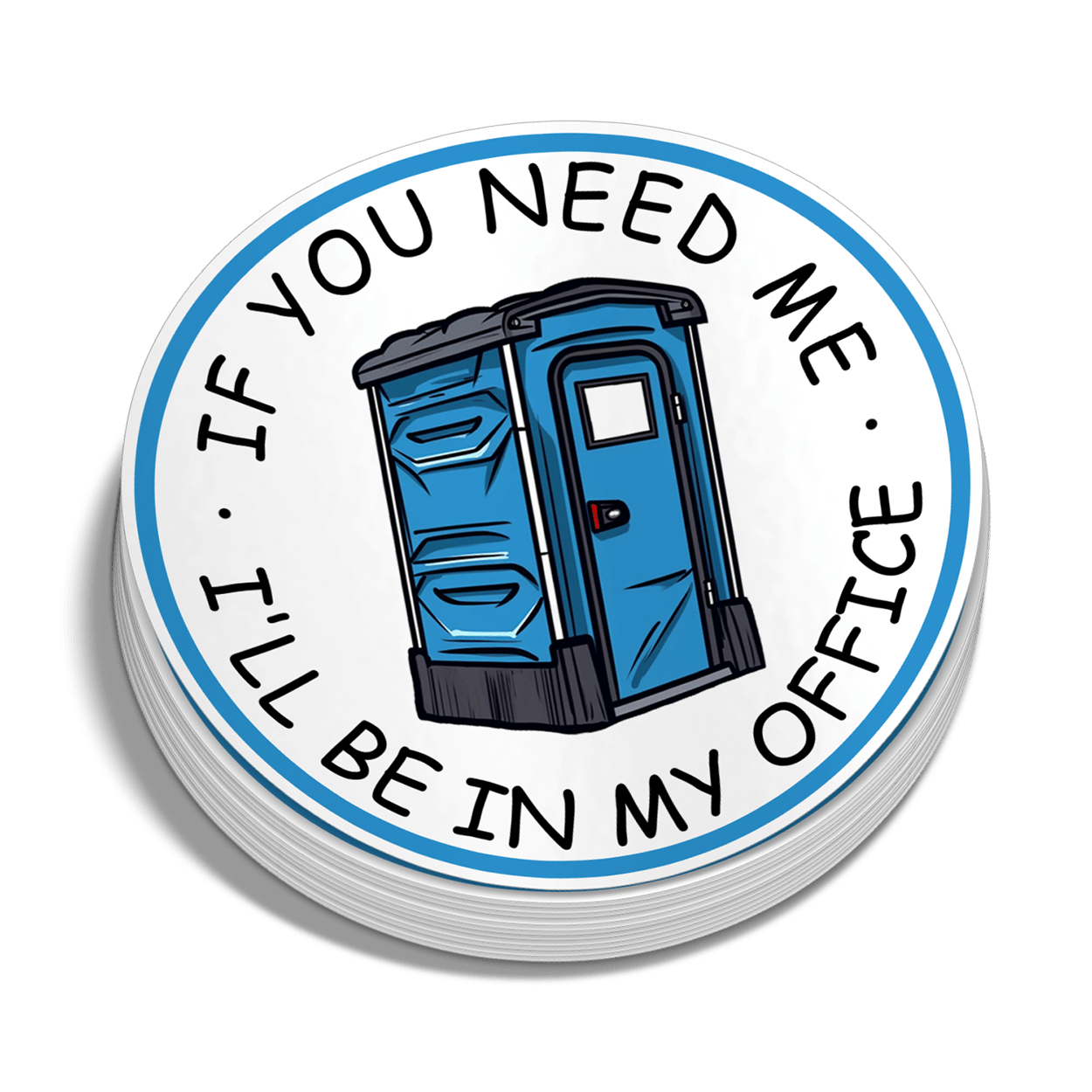 My Office Hard Hat Decal