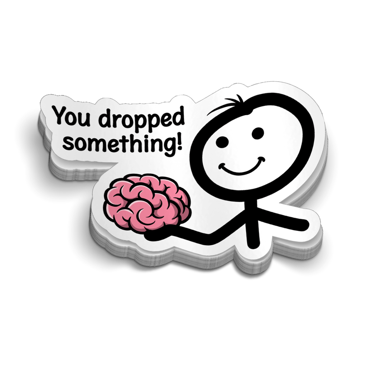 You Dropped Something - Hard Hat Decal