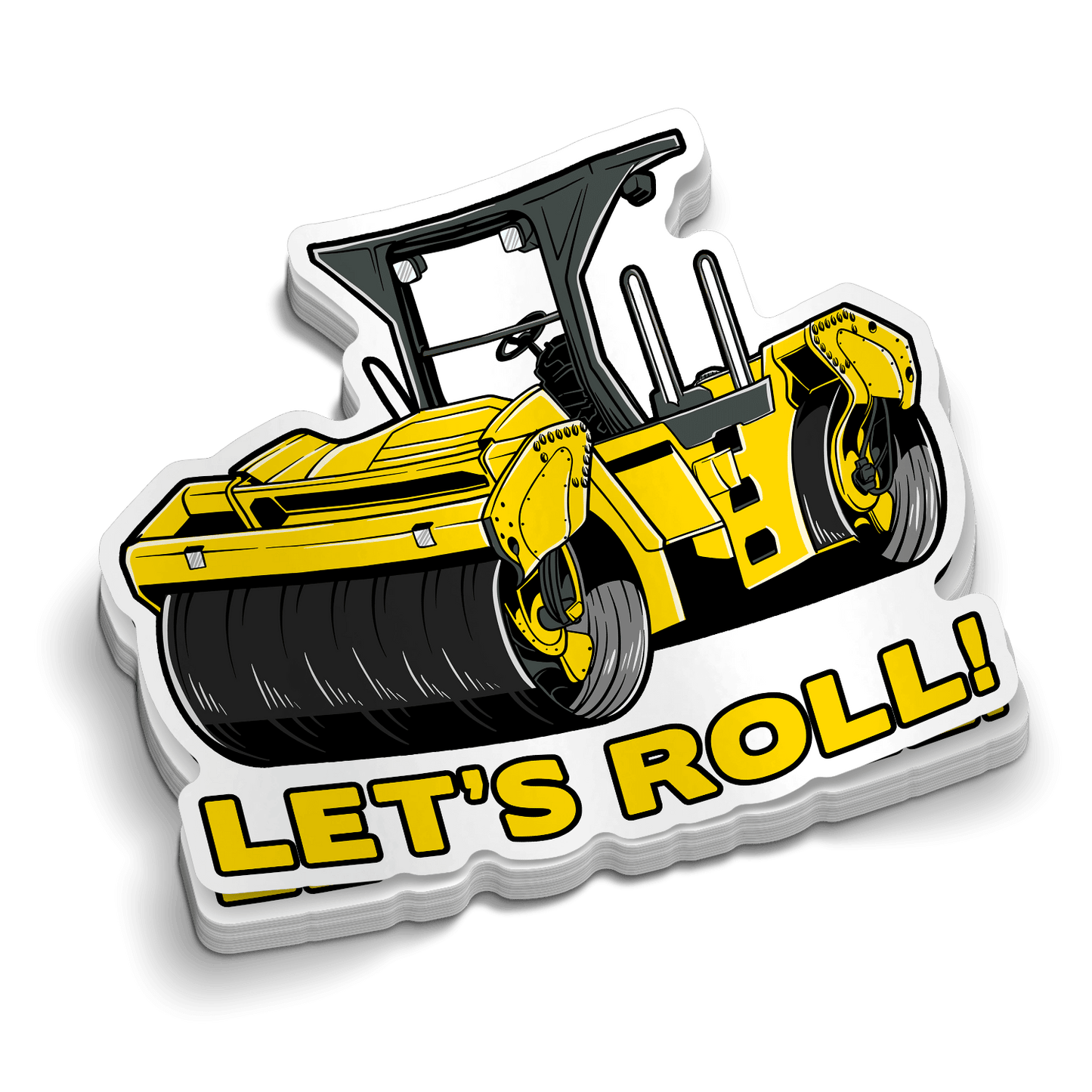 Let's Roll - Hard Hat Decal