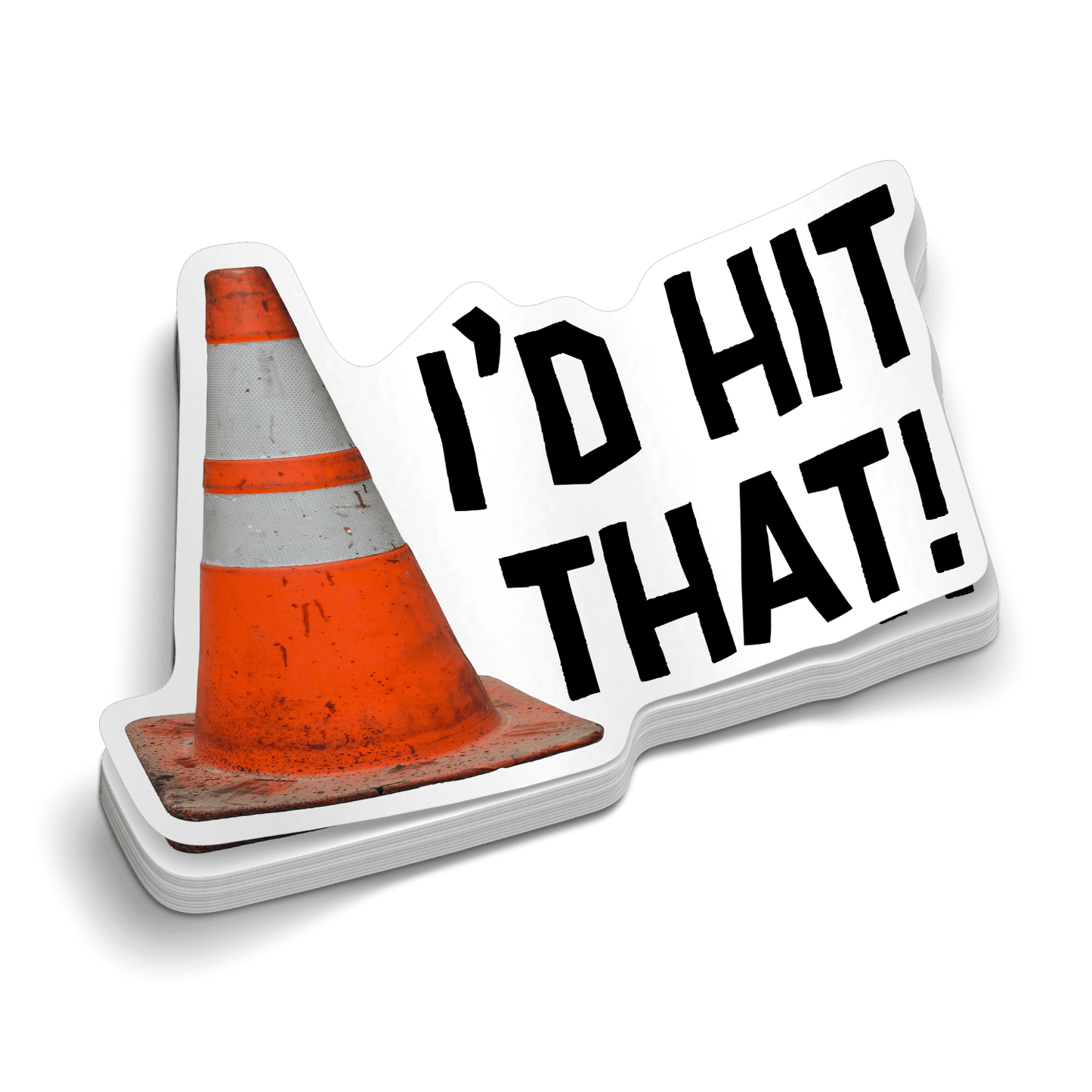 I'd Hit That - Hard Hat Decal