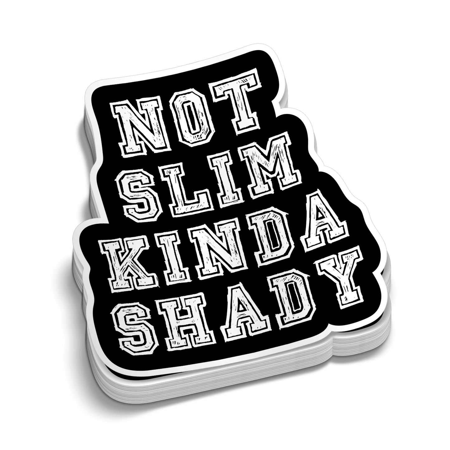 Slim Shady - Hard Hat Decal