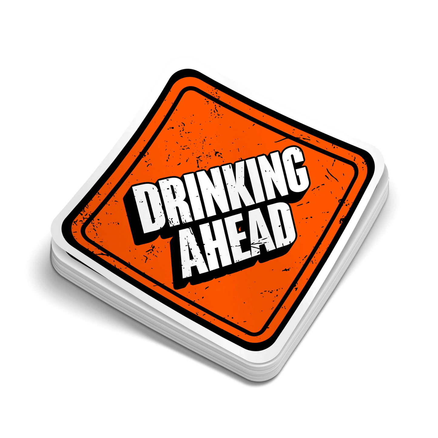 Drinking Ahead - Hard Hat Decal