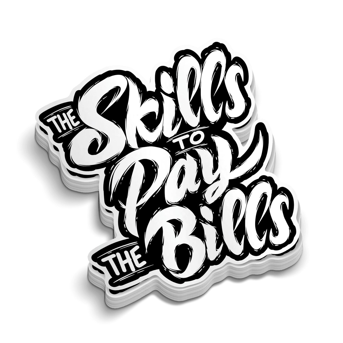 Skills - Hard Hat Sticker