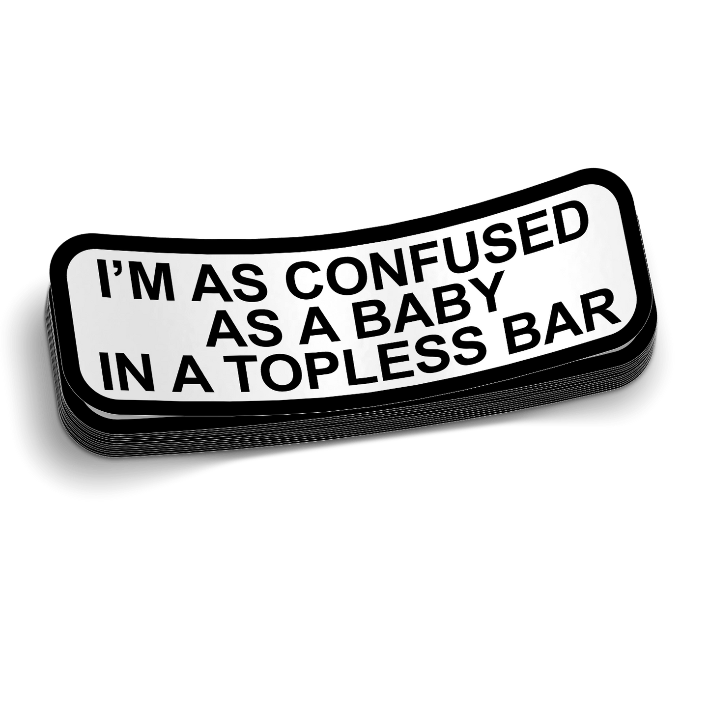 Topless Bar 6 Inch Decal