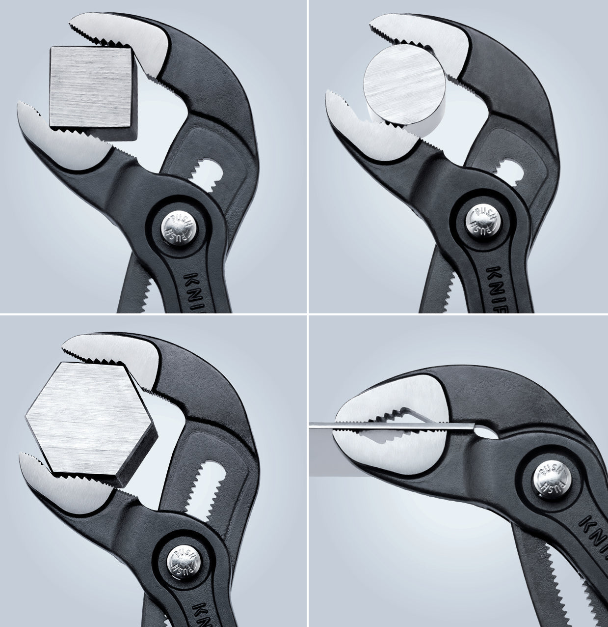 Knipex Cobra® Water Pump Pliers Set In Tool Roll 3 Pieces