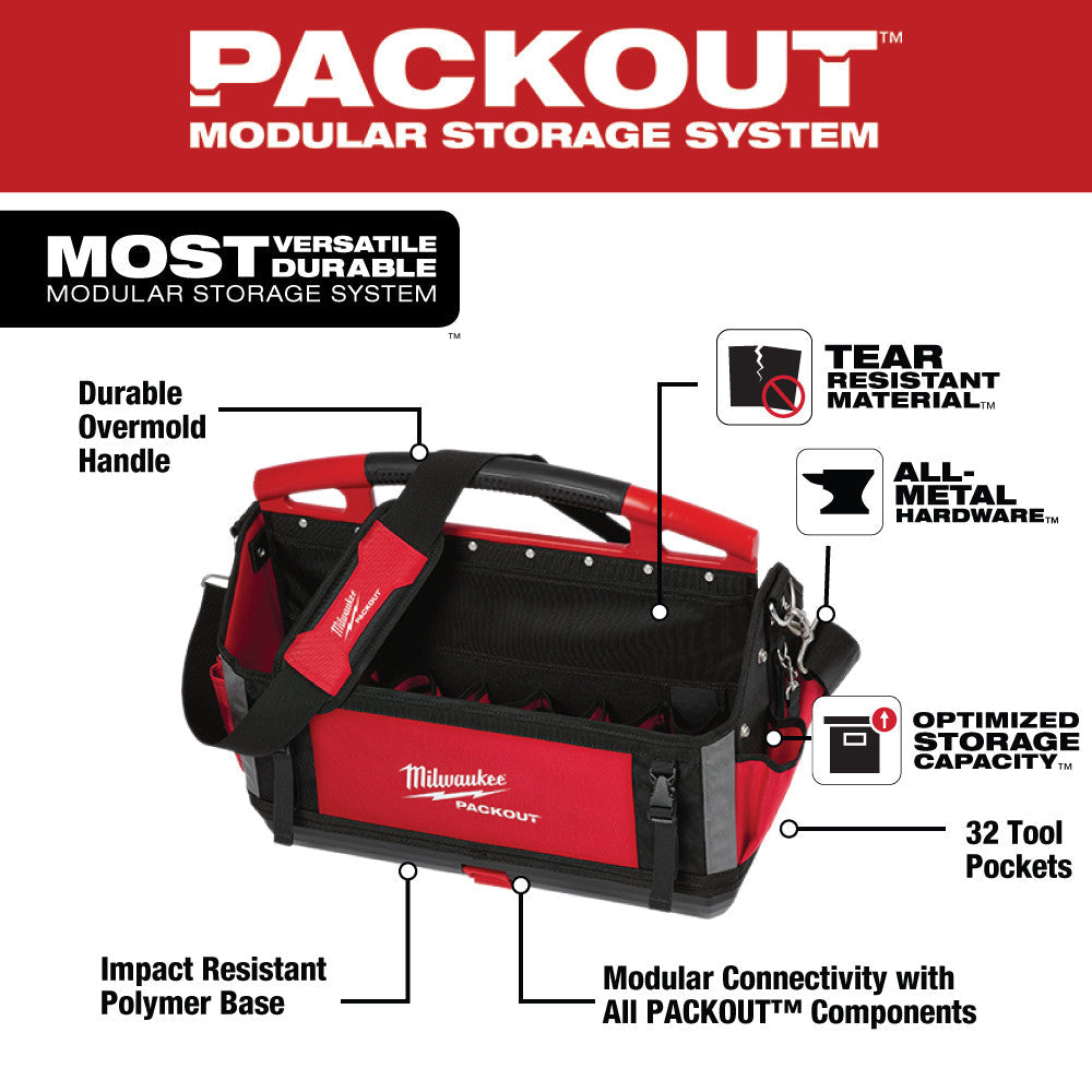 Milwaukee 20 in. PACKOUT™ Tote