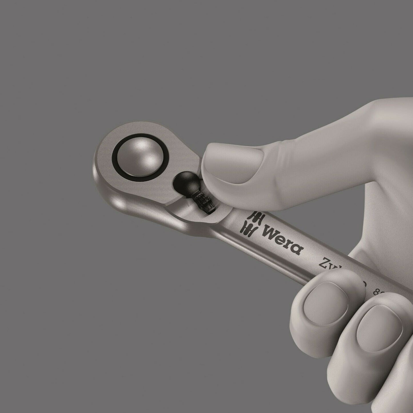 Wera 8004 B Zyklop Metal Ratchet With Switch Lever 3/8" Drive