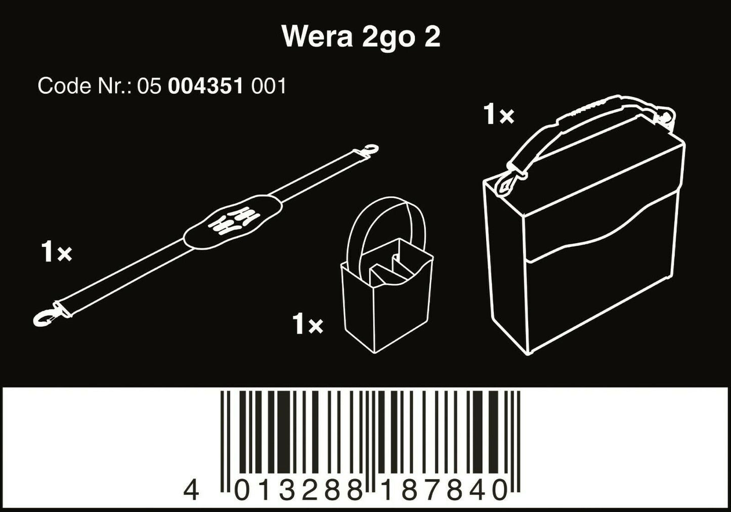Wera 2go 2 Tool Container