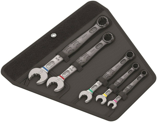 Wera 6003 Joker Combination Wrench Set 5 Piece Metric