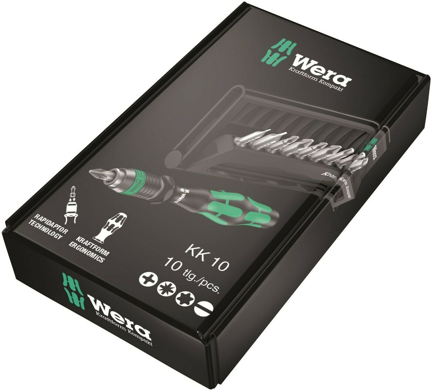 Wera Kraftform Kompakt 10 Screwdriver Set