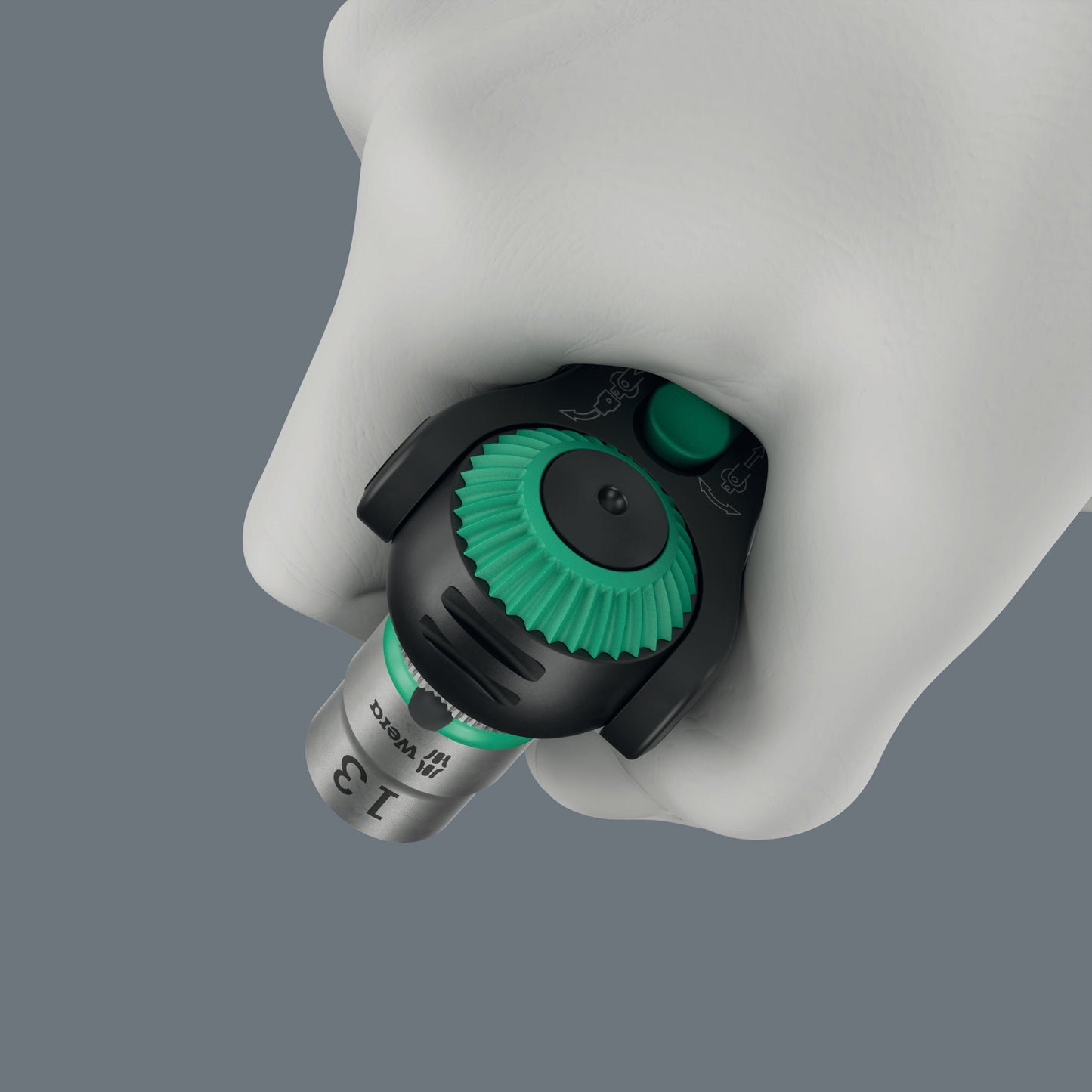 Wera 8000 C Black Edition Zyklop Speed Ratchet Wrench 1/2" Drive