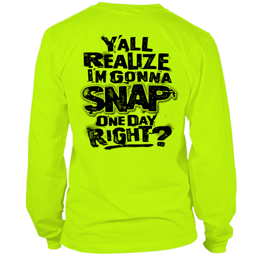 Snap - Long Sleeve Hi-Vis T-Shirt