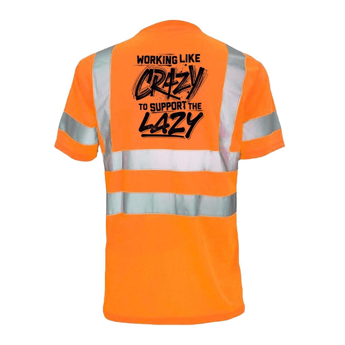Crazy - Reflective Safety T-Shirt