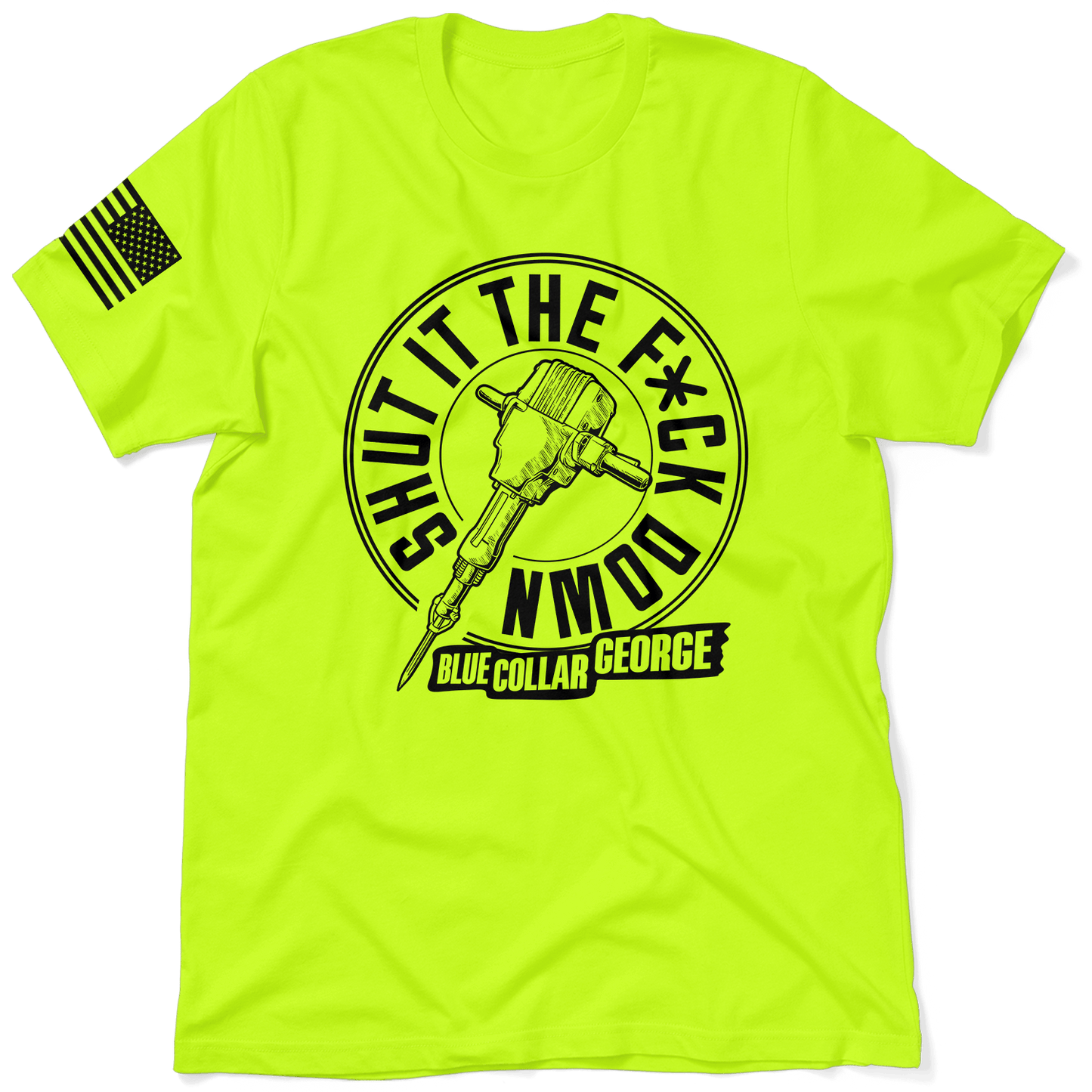 Blue Collar George Shut It - Safety T-Shirt
