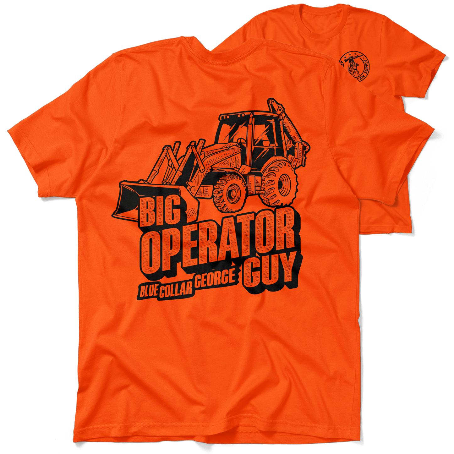 Blue Collar George Big Operator - Safety T-Shirt