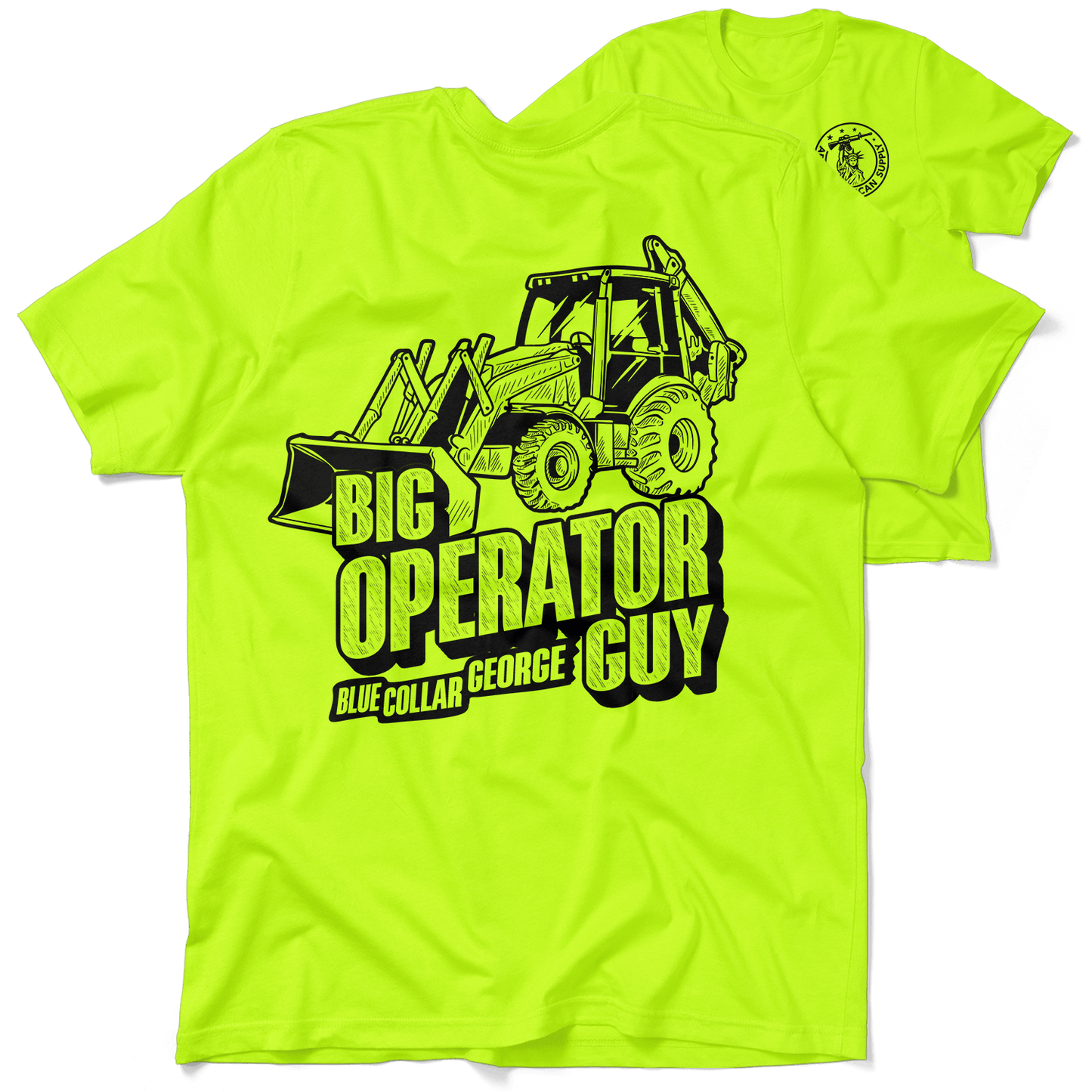 Blue Collar George Big Operator - Safety T-Shirt