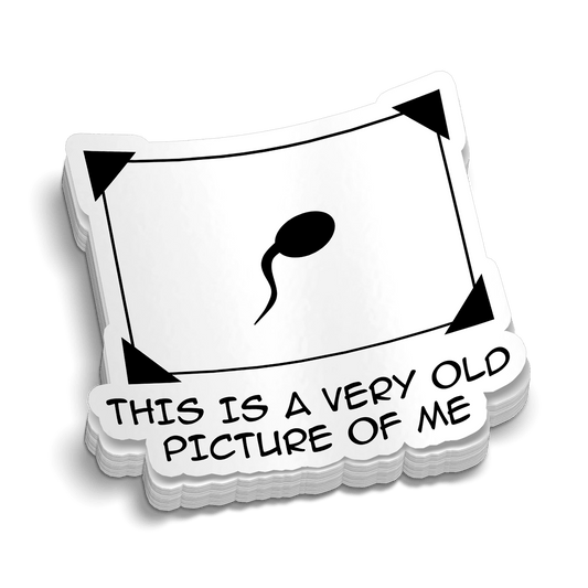 Old Picture Hard Hat Decal