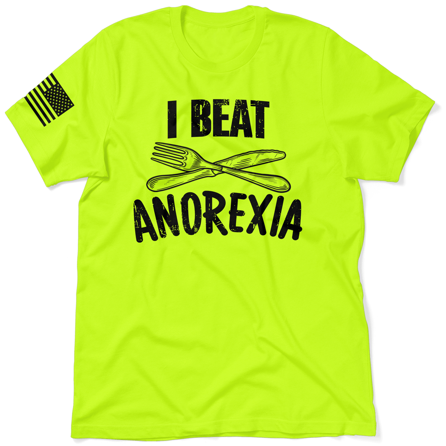 Beat Anorexia - Safety Yellow T-Shirt