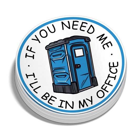 My Office  Hard Hat Decal