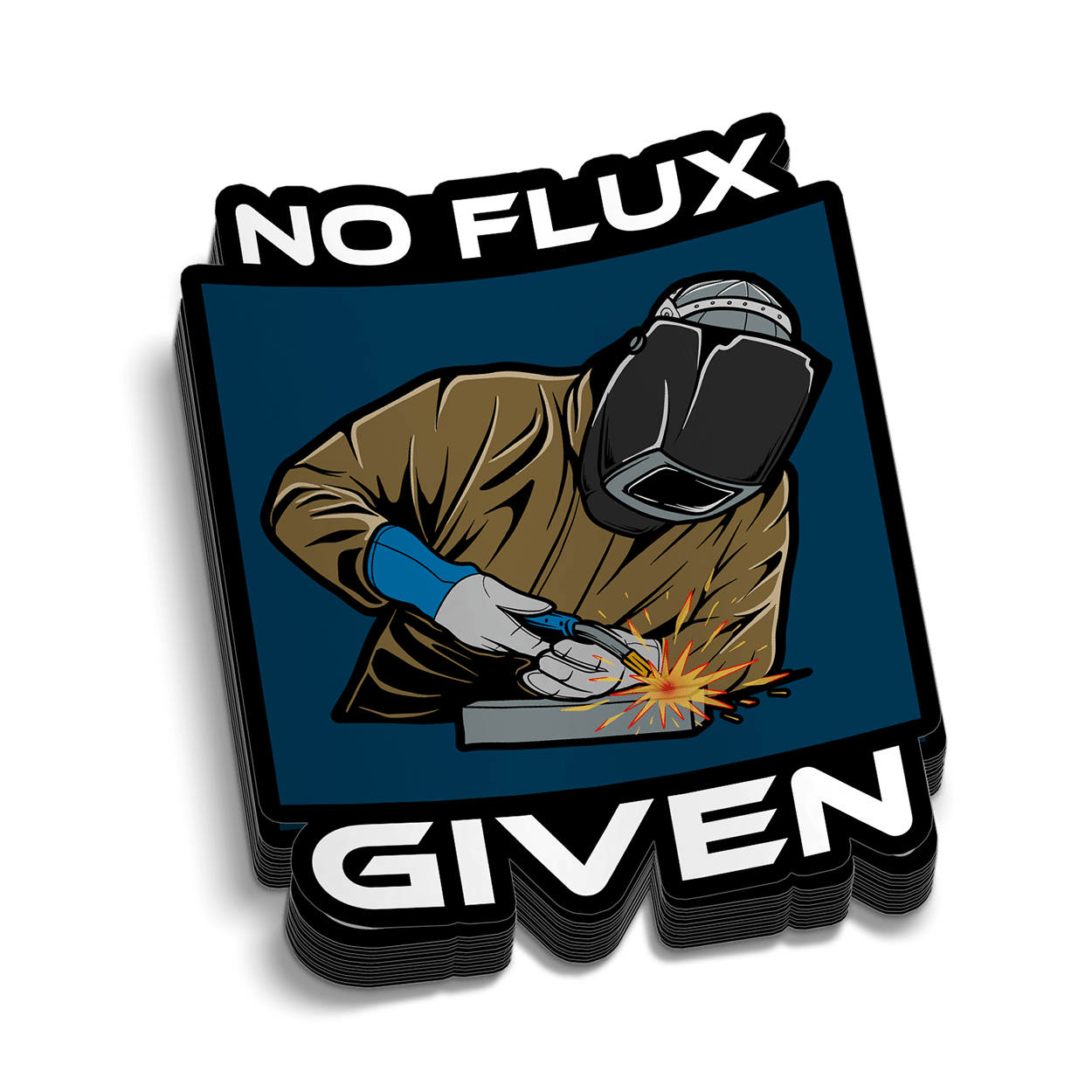 No Flux given - Hard Hat Decal