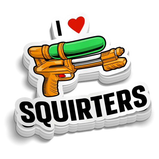 Squirters - Hard Hat Decal