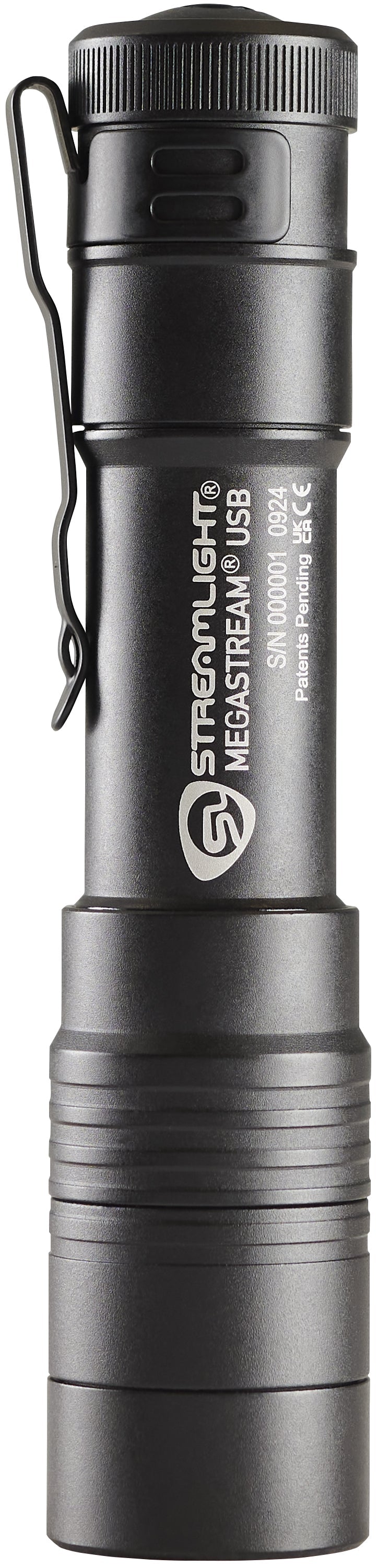 Streamlight MegaStream® Rechargeable USB LED Flashlight Black