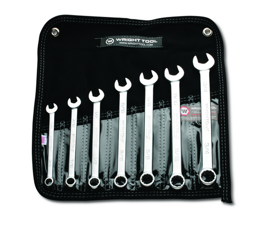 Wright Tool WRIGHTGRIP® 2.0 12 Point Combination Wrench Set 7 Piece SAE