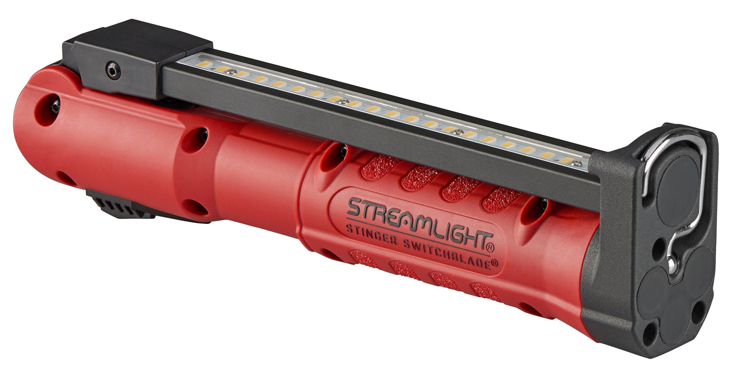 Streamlight Stinger Switchblade® LED USB Rechargeable Bar Flashlight Red