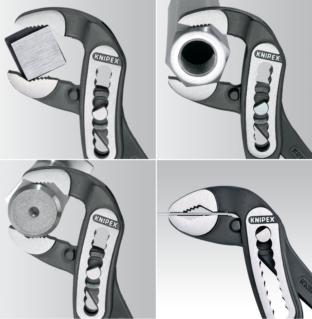 Knipex 3 Piece Alligator® Pliers Set with 10 Piece Tool Holder 9K