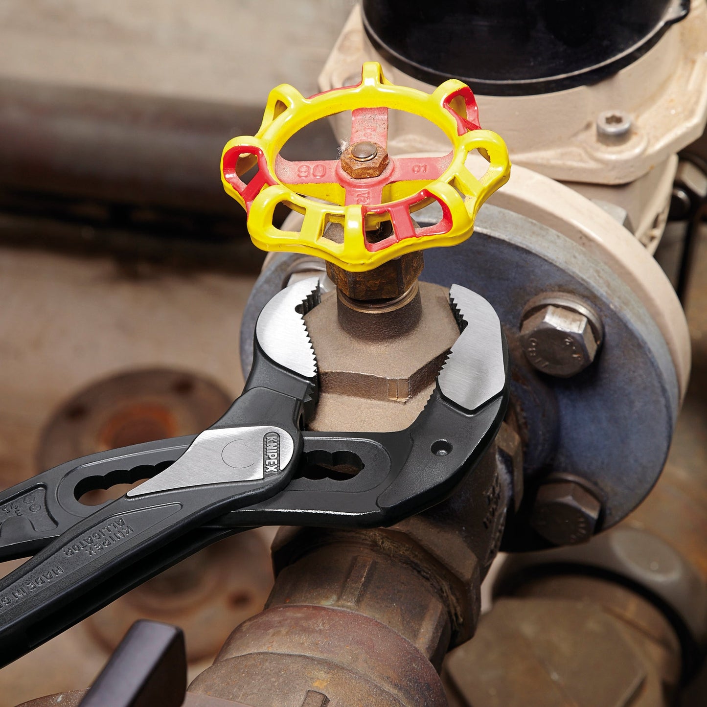 Knipex 3 Piece Alligator® Pliers Set with 10 Piece Tool Holder 9K