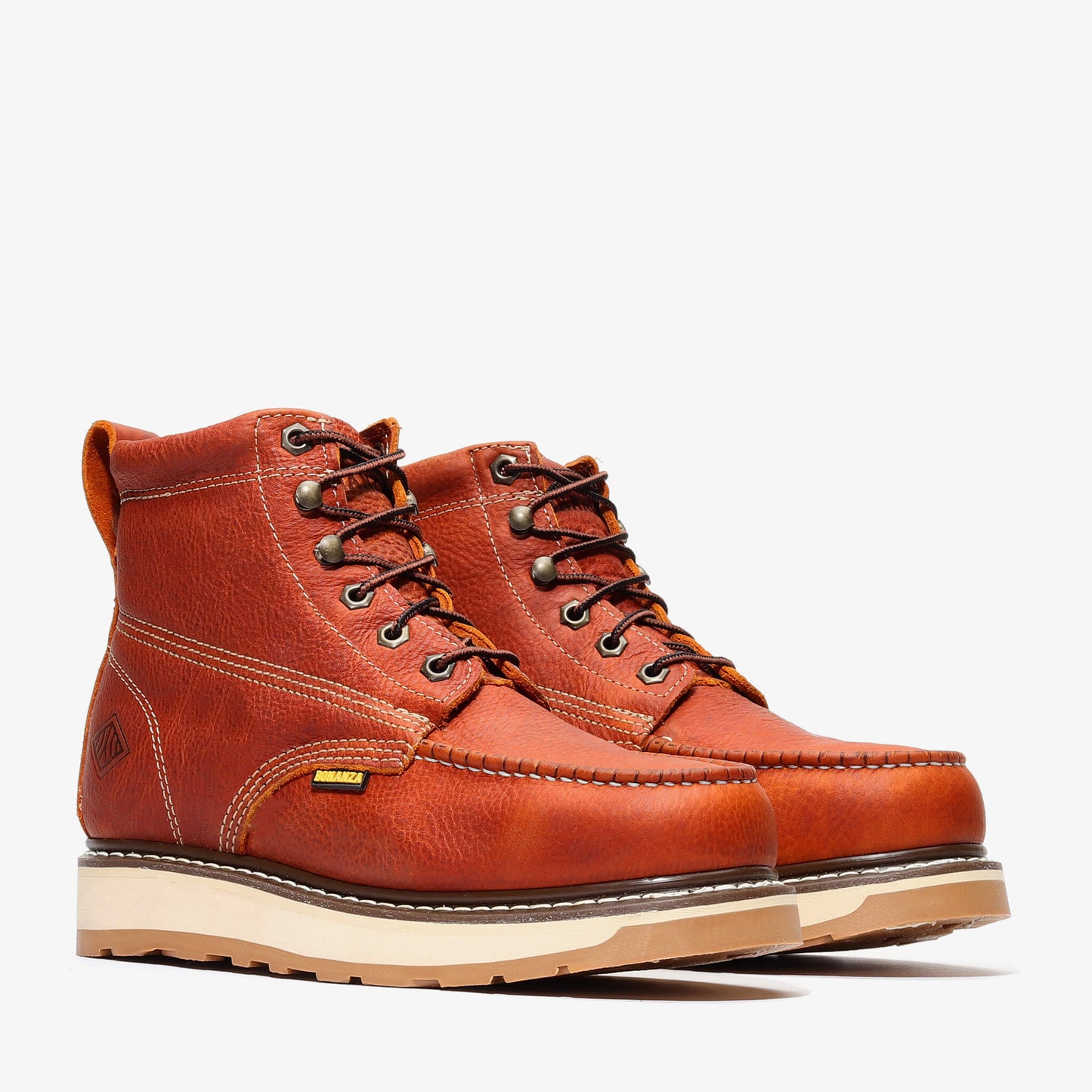 FRONTIER DUAL 6" MOC TOE LIGHT BROWN