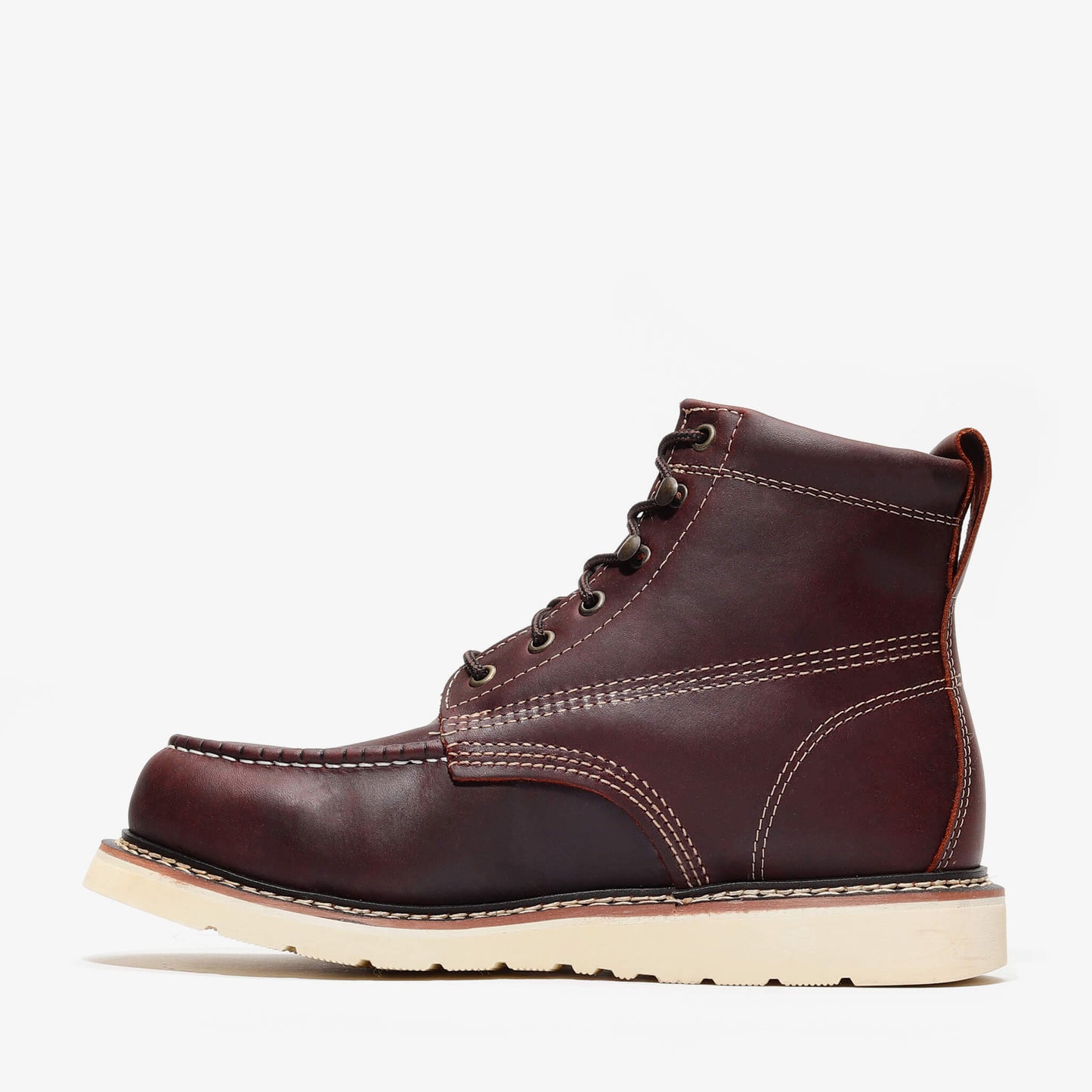 FRONTIER CLASSIC 6" MOC TOE BURGUNDY