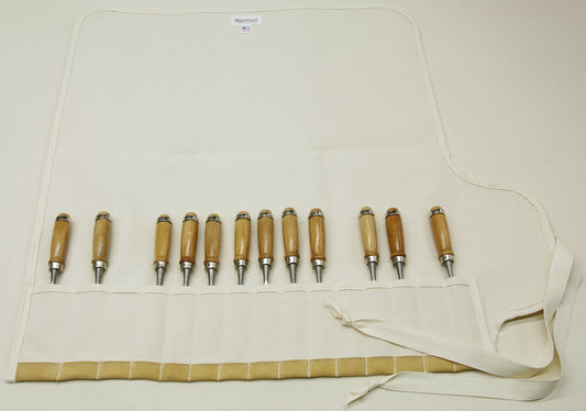 Canvas Tool Wrap - 15 Pocket with Side Flap