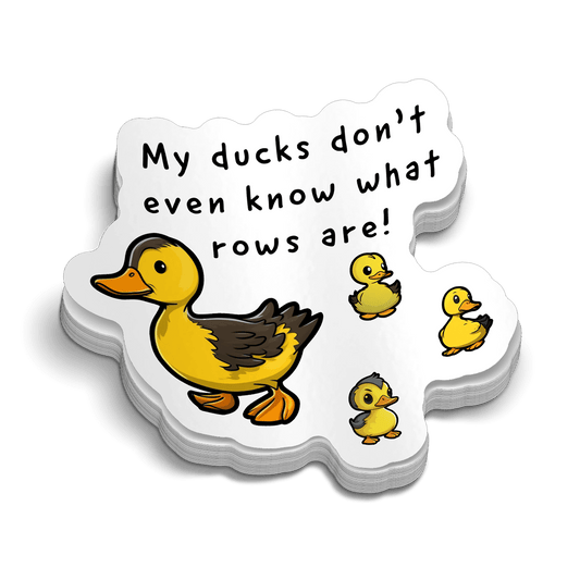 Ducks Hard Hat Decal