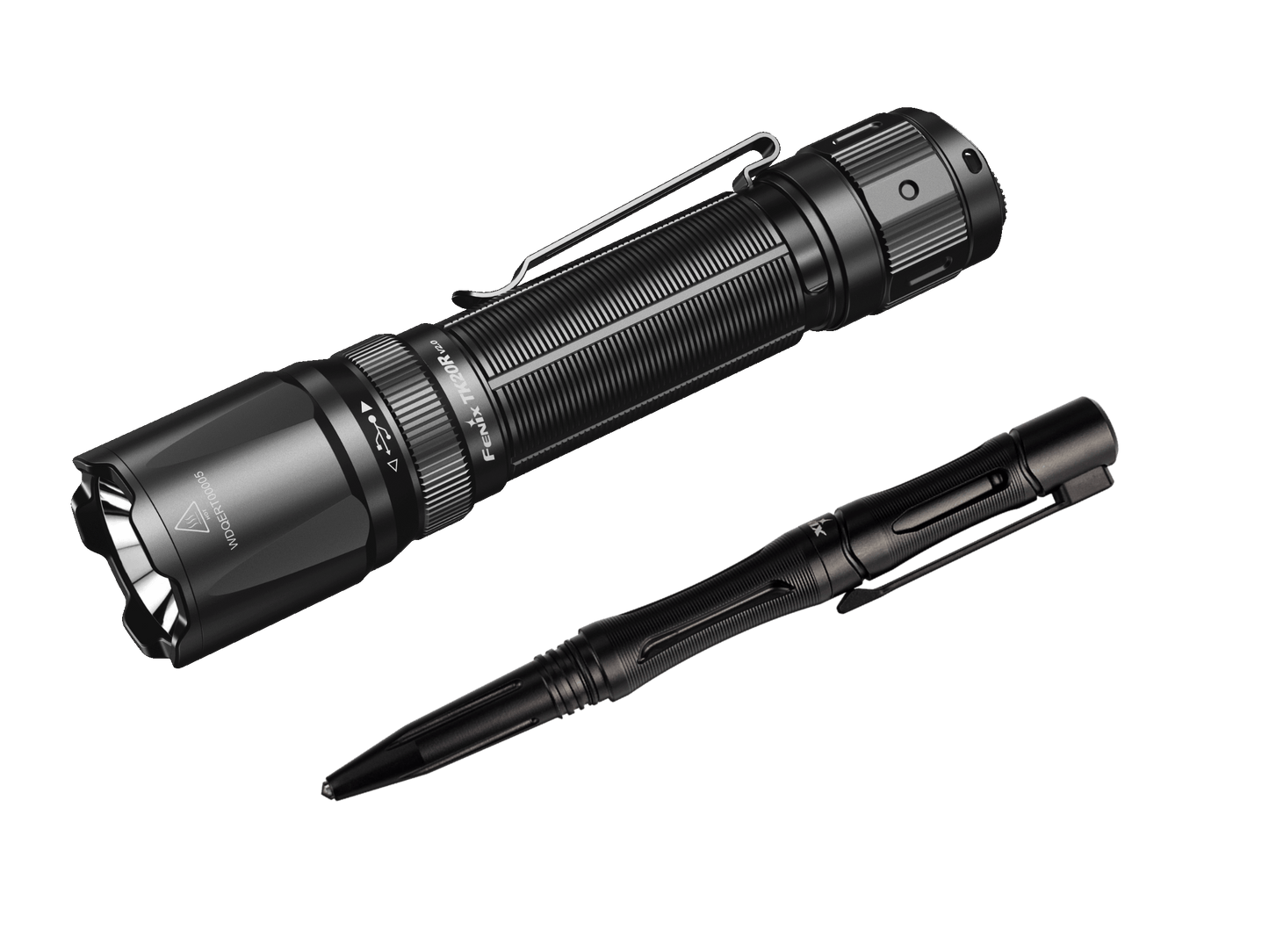 Fenix TK20R V2.0 Rechargeable Flashlight with FREE T5 Tactical Pen