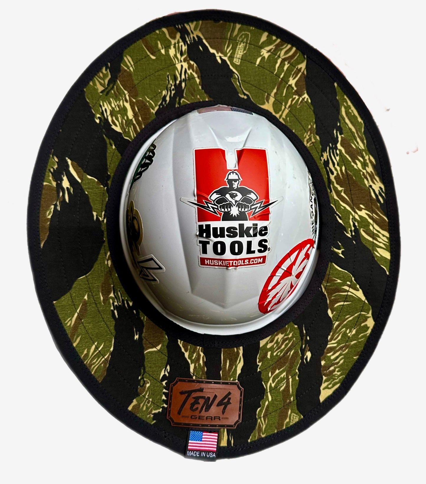 Tiger Stripe Camo - Hard Hat Sun Shade Visor