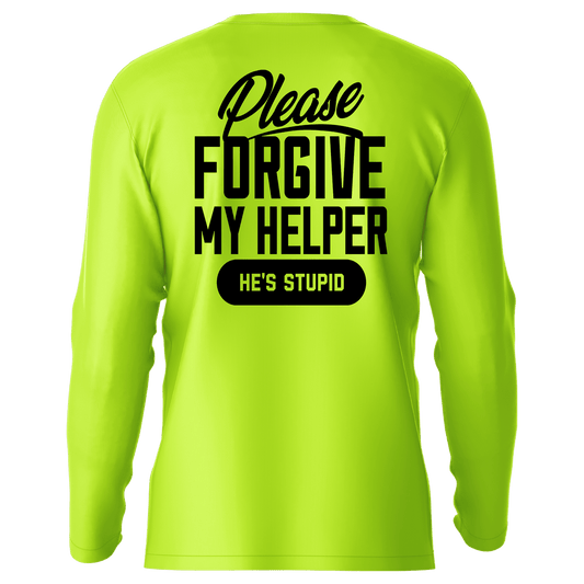 My Helper - Hi-Visibility UPF 50 Long Sleeve Sun Shirt