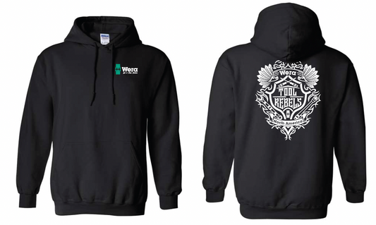 Wera Be A Tool Rebel Hoodie Black Large