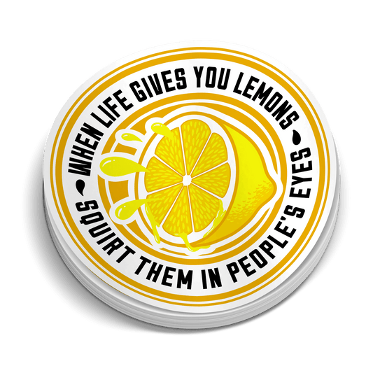 Lemons - Hard Hat Decal