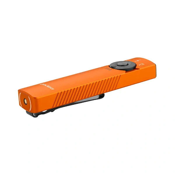 OLIGHT Arkfeld Pro Flat EDC Flashlight with LED Light UV and Laser - Orange