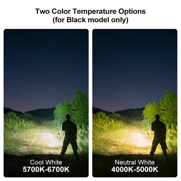 OLIGHT Arkfeld Pro Flat EDC Flashlight with LED Light UV and Laser - Black