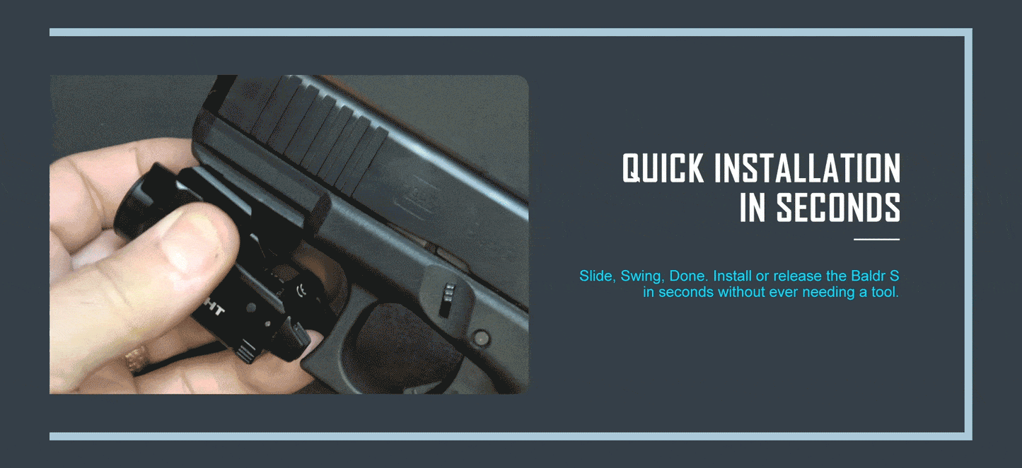 OLIGHT Baldr S Rail Mounted Light 800 Lumens