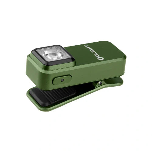 OLIGHT Oclip Clip Light with White and Red Light - OD Green