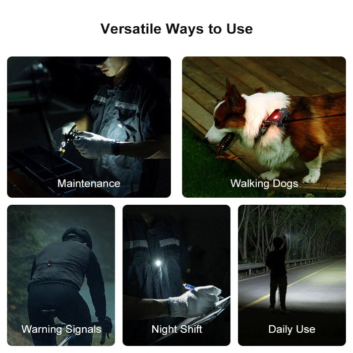 OLIGHT Oclip Clip Light with White and Red Light - Orange