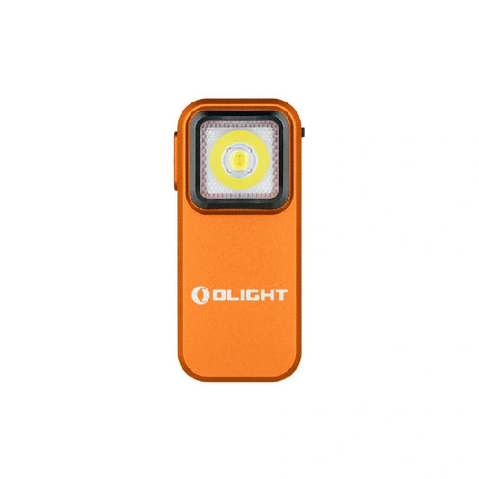 OLIGHT Oclip Clip Light with White and Red Light - Orange