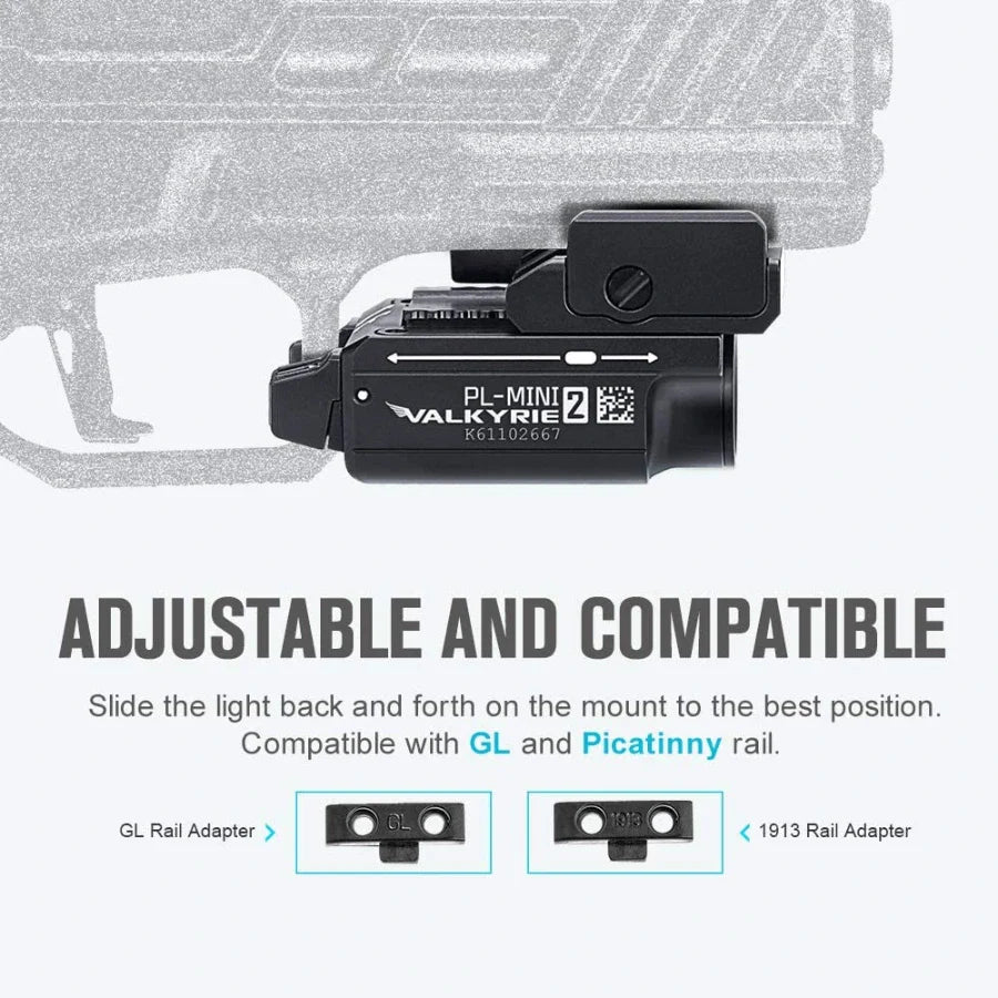 OLIGHT PL-MINI 2 Valkyrie Tactical Light - Desert Tan