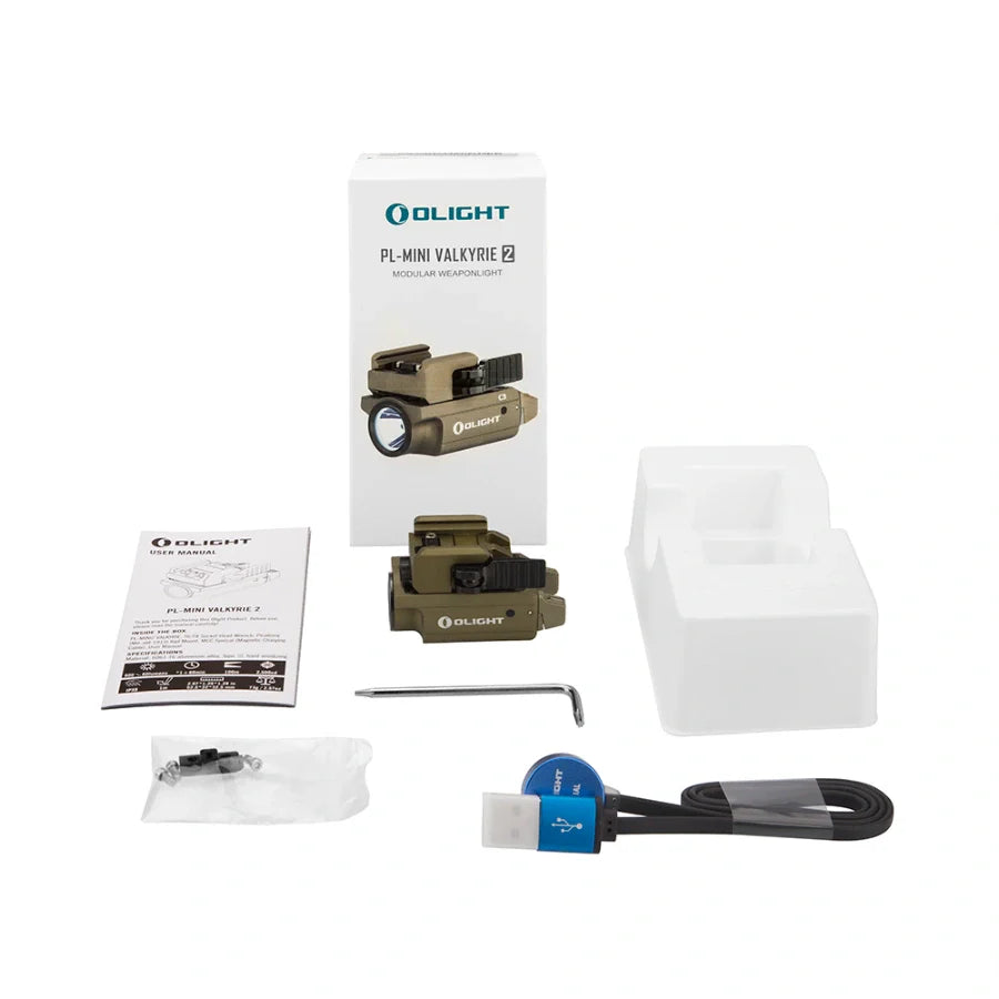 OLIGHT PL-MINI 2 Valkyrie Tactical Light - Desert Tan