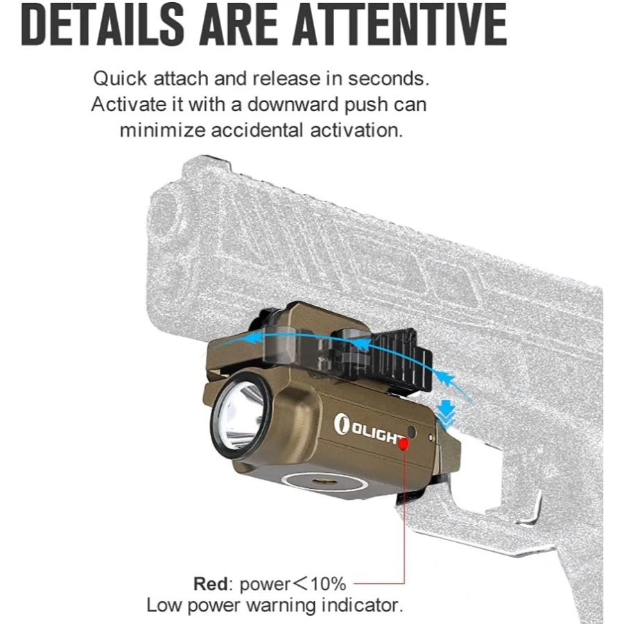 OLIGHT PL-MINI 2 Valkyrie Tactical Light - Desert Tan