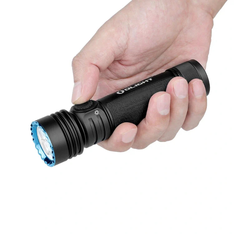 OLIGHT Seeker 4 Pro High Power Flashlight -Matte Black CW(5700~7000K)